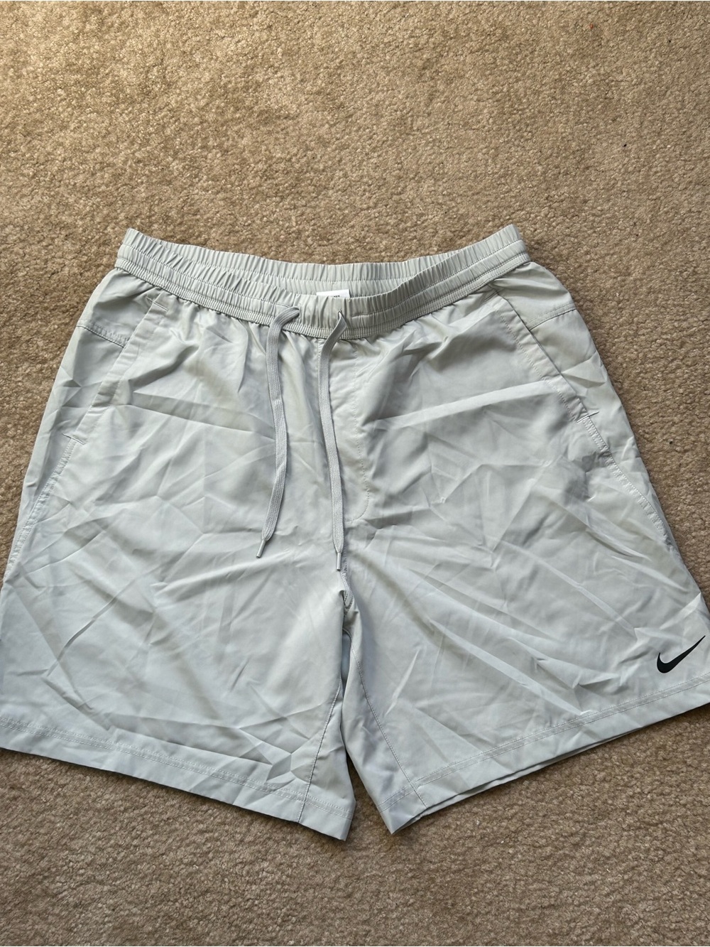 Nike Dri-FIT Men’s Running Training Shorts Gray Size Large